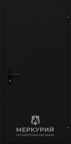 дверь однопольная глухая (тёмно-серая) ei-90