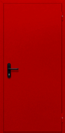 дверь однопольная глухая (красная)